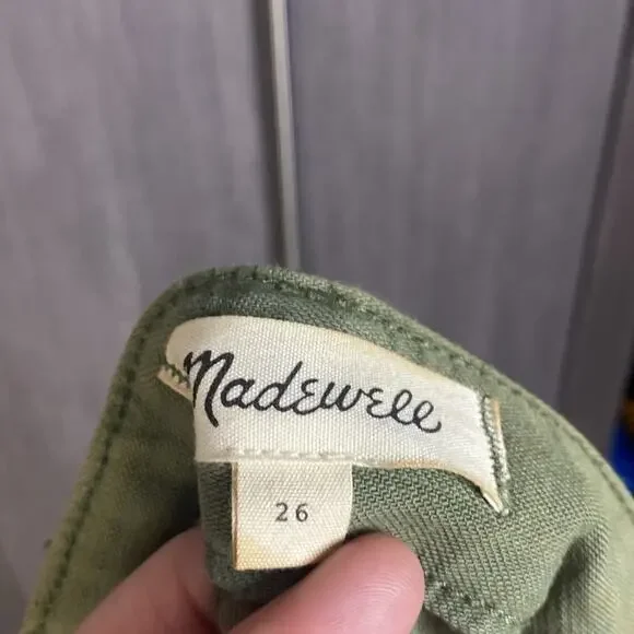 Madewell Griff Tapered Fatigue Cargo Pants Women's 26 - Picture 5 of 7